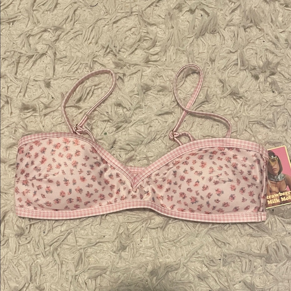Strawberry Milk Mob Bikini Top